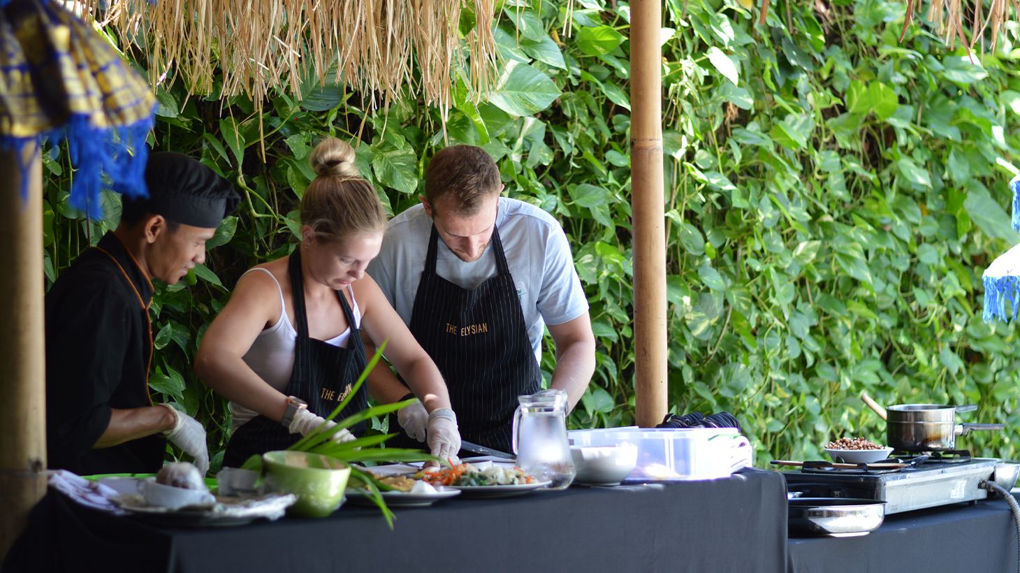 Private Interactive Indonesian Cooking Class for Two at The Elysian Boutique Villa Hotel