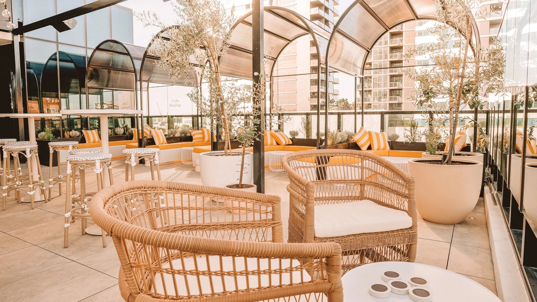 Cielo Rooftop Experience for Two with Cheese Platter, Charcuterie Board & Four Cocktails 4