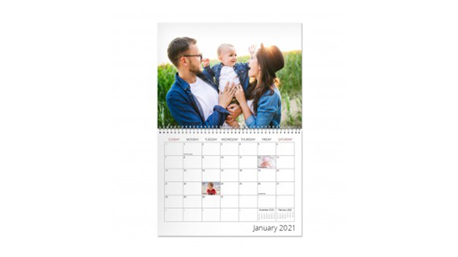 Personalised Wall Calendars in Three Sizes Scoopon