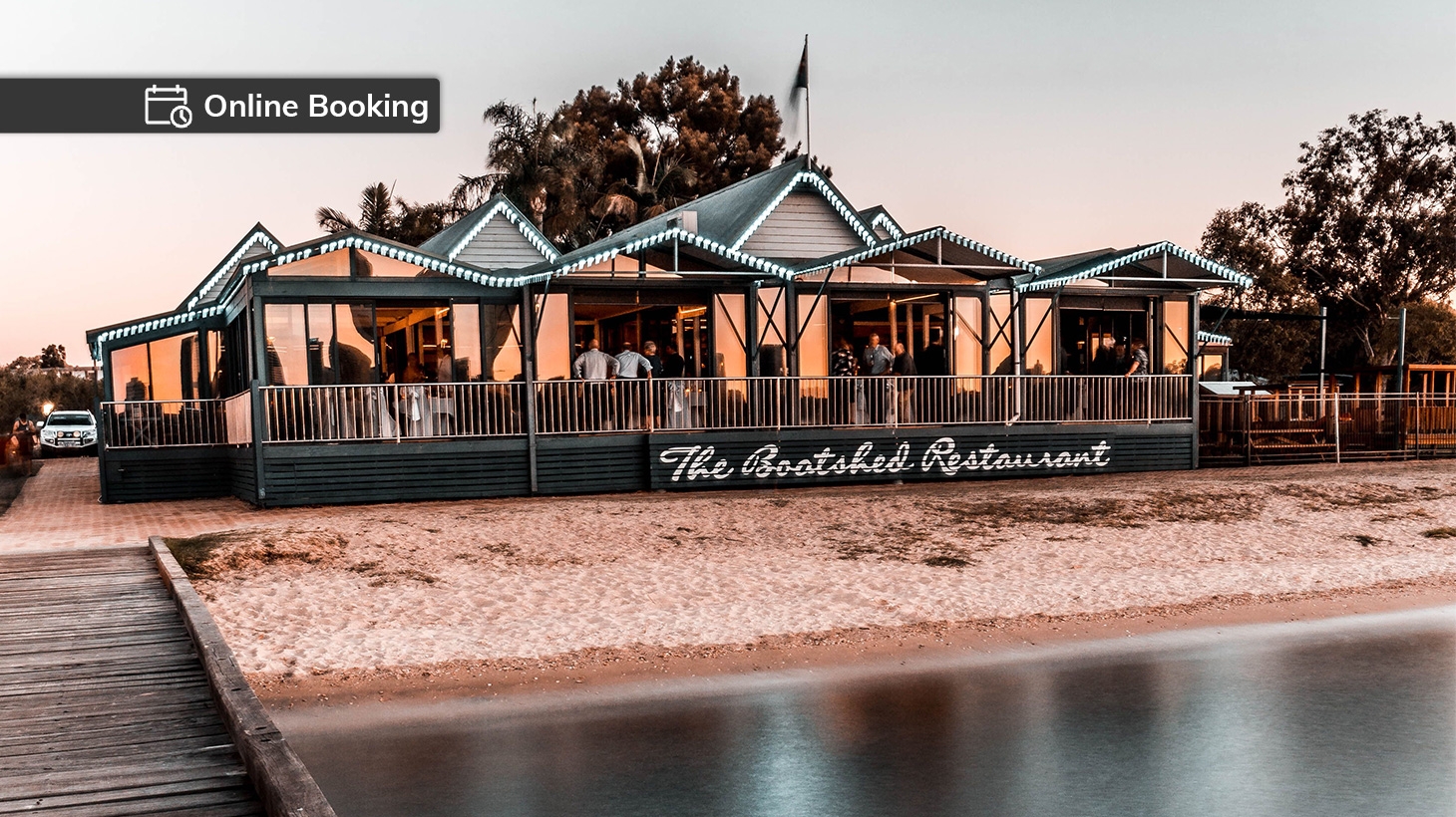 Waterfront TwoCourse Dining with Wine or Beer in South Perth Scoopon