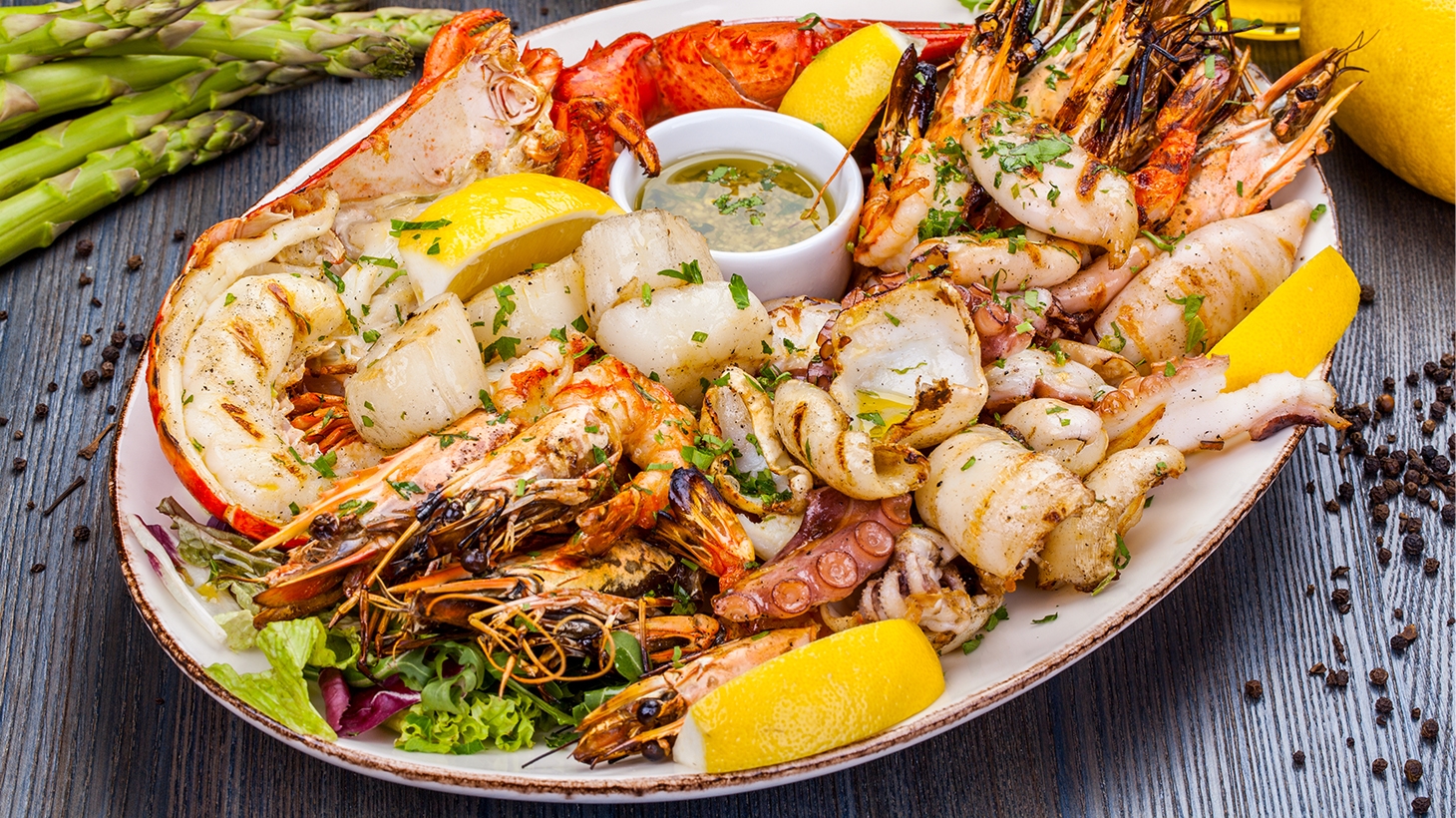 Seafood Platter with Bottle of Wine or Soft Drink Jug at The Chatswood