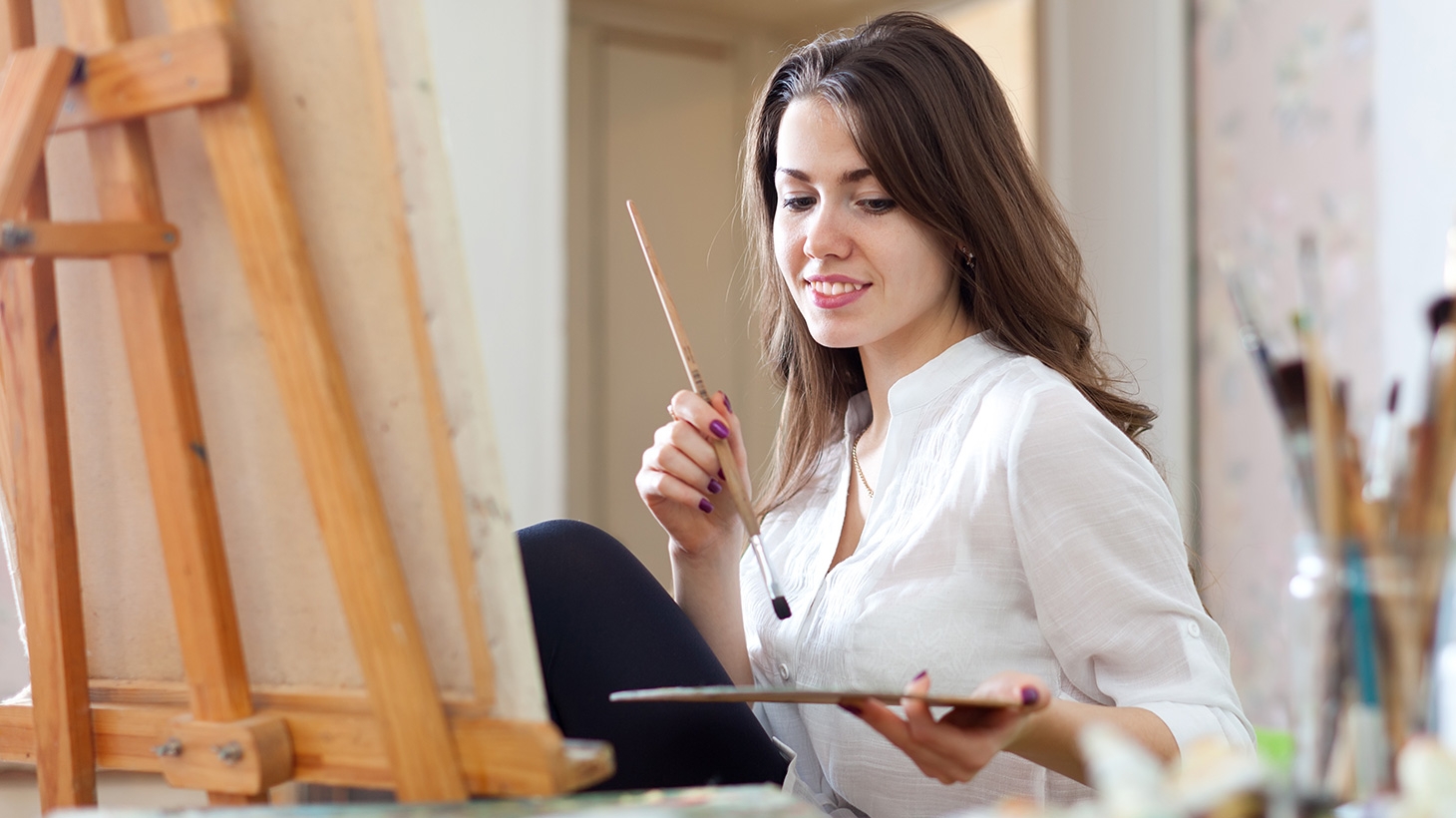 Let Your Creativity Flow With Up To 55 Off A Paint Sip Social Art Class Two Locations Scoopon