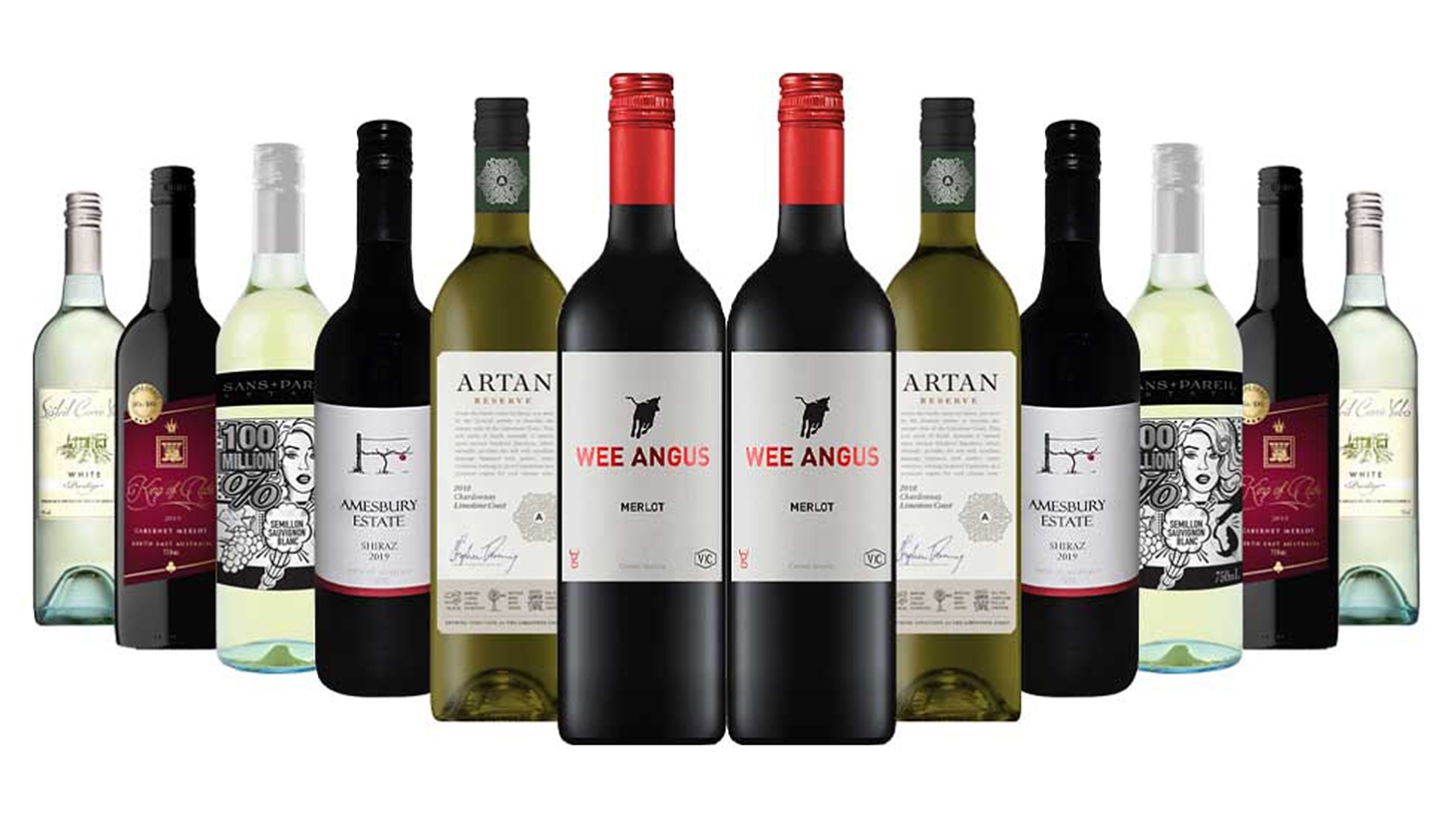 Premium Red And White Wine Mixed Dozen From Just Wines Cudo