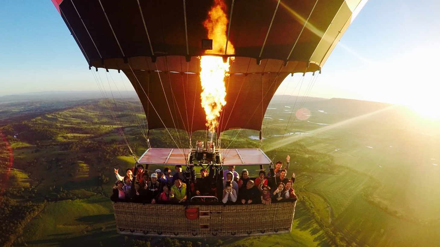 Unforgettable Hot Air Ballooning Experience Over the Gold Coast | Scoopon