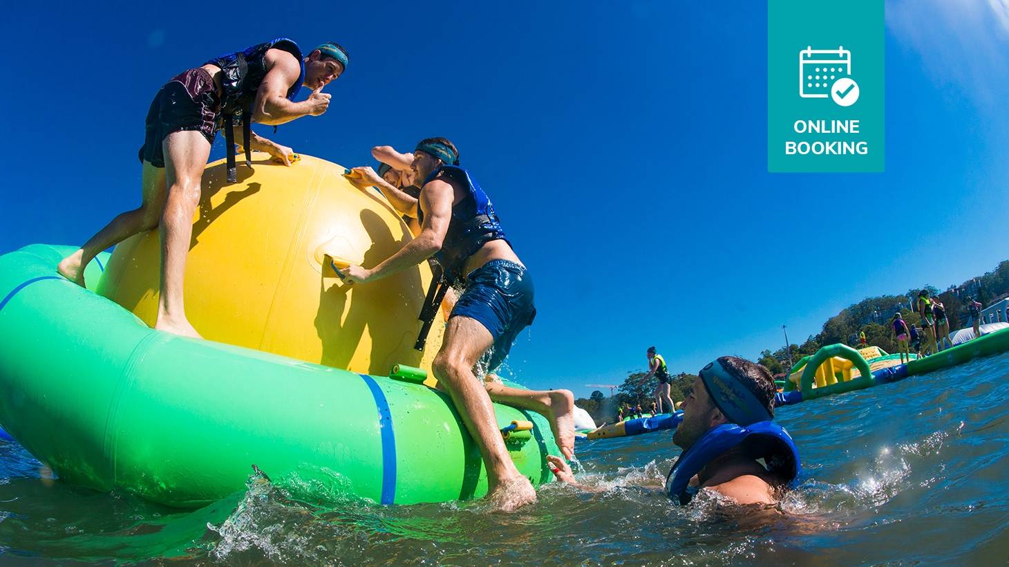 redcliffe inflatable water park