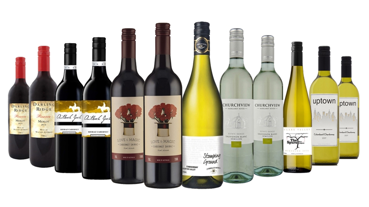Mixed Red, White and Combination Wines with Delivery Scoopon