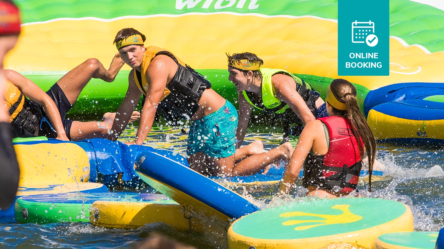 redcliffe inflatable water park