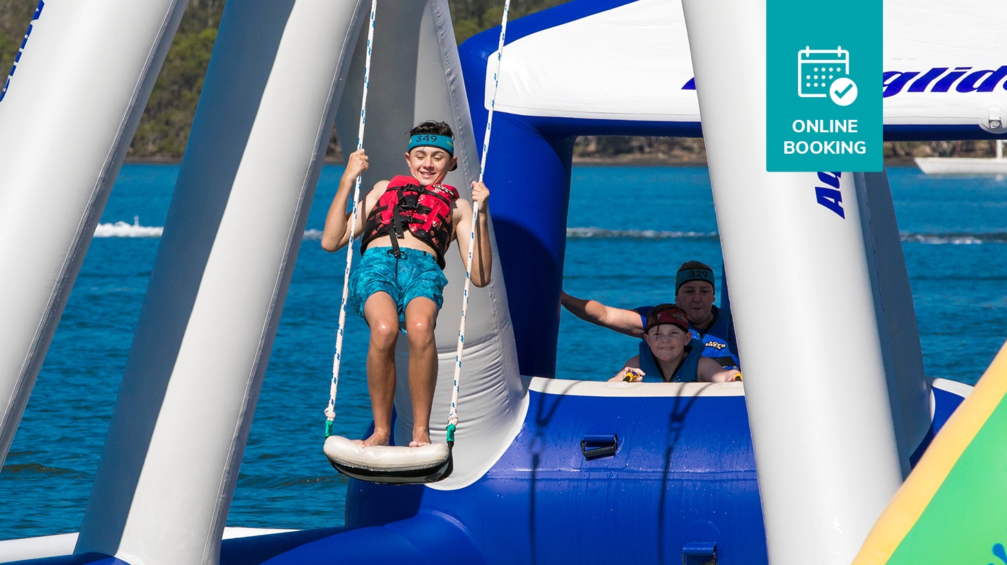 redcliffe inflatable water park