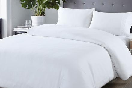FLASH SALE! Royal Comfort Double Size Blended Bamboo Quilt Cover Set - Multiple Colours!