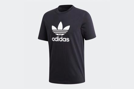 Adidas Men's Black Trefoil T-Shirt - Four Sizes Available