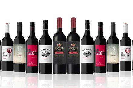 Mixed Australian Red Wine Dozen ft Rawson's Retreat Cab Sav