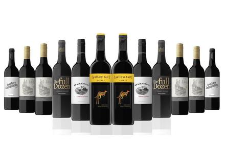 Australian Red Mixed Dozen Featuring Yellow Tail Shiraz