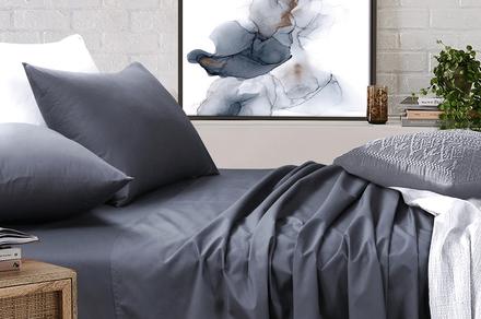 Amsons Charcoal Bedsheet Set