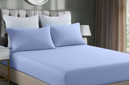 FLASH SALE! Royal Comfort King Size Bamboo Cooling 2000TC Sheet Set - Multiple Colours!