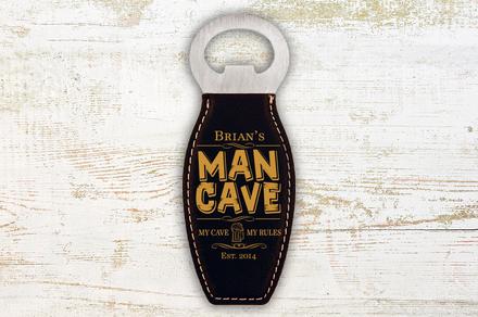 Personalised Vegan Leather Magnetic Bottle Openers