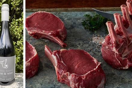Meat/Poultry Packs with a Bottle of Signature Sutton Forest Pinot Noir