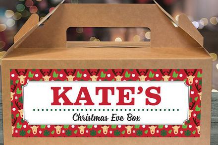 Personalised Christmas Eve Box to Fill with Festive Goodies!