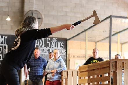 Multiple Locations: 90-Minute Axe Throwing Session in Your Own Private Lane