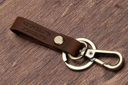 Personalise a Genuine Leather Keyring - Thoughtful Gift Idea!