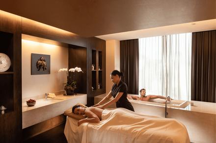 Sydney: Shangri-La Lavish Spa Experience for Two with High Tea, Glass of Sparkling Wine & Health Club Access