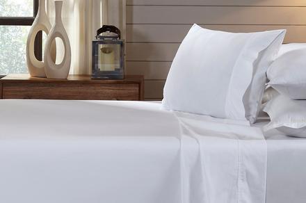 PRICE DROP! Royal Comfort 250TC Organic 100% Cotton King Size Four-Piece Sheet Set