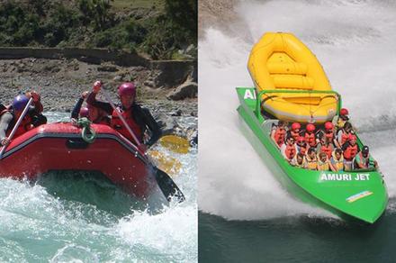 Hamner Springs Rafting Experience with Return Jet Boat Ride