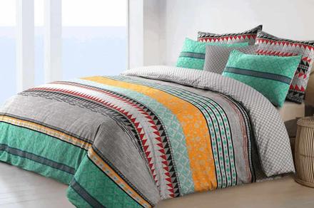 Amsons 100% Cotton Elegance Reversible Quilt Cover Set
