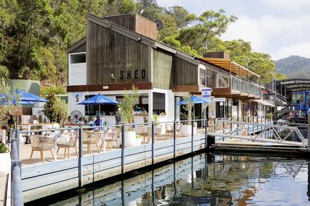 Sydney: Waterfront High Tea with Glass of Sparkling Wine at Akuna Bay for Two