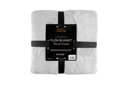 Royal Comfort Plush Blanket - Five Colours Available!