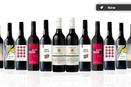 Mixed Aussie Red Dozen Ft. Tyrrell's Old Winery Shiraz