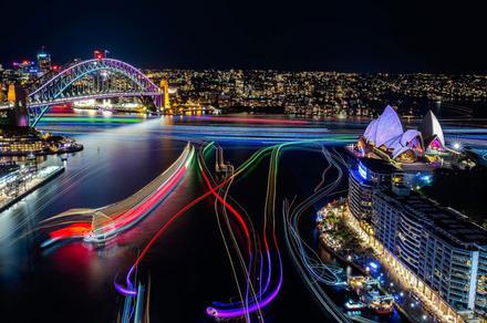Sydney Harbour Vivid Cruise with Canapes and Drinks Package