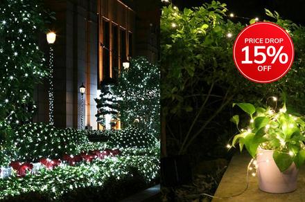 BOXING DAY SALE ! 200 LED Solar Powered String Light Decoration - Available in Five Colours