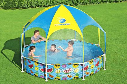 Bestway Steel Pro UV Careful Splash-in-Shade Pool