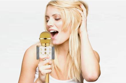 Wireless Bluetooth Karaoke Microphone - Three Colours Available