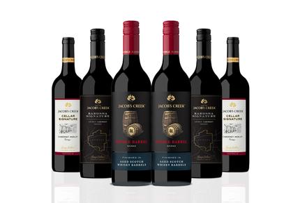 Six Bottles of Mixed Jacob's Creek Red Wine