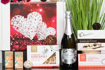 Valentine's Day Gift Hampers with Bottle of Wine