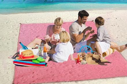 Large Magic Sand-Free Beach Mat - Three Colours Available