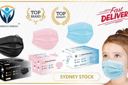 Kids Protective Three Layer Disposable Mask - Three Colours Available