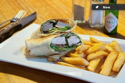 Burger, Wrap or Schnitzel Lunch with Fries & Drink in Blacktown