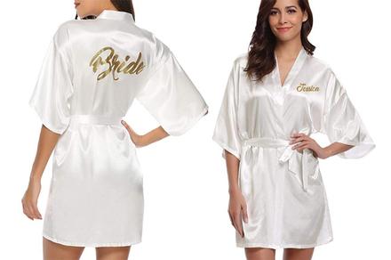 Get Ready for the Big Day with Personalised Bridal Robes