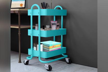 Levede 3-Tier Storage Trolley - Three Colours Available