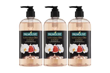 Palmolive Luminous Oils 500ml Rejuvenating Fig Oil w/ White Orchid Hand Wash