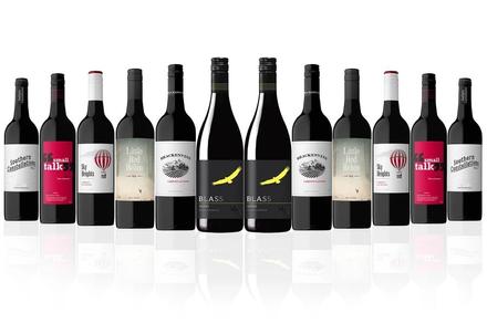 Mixed Aussie Red Dozen Featuring Wolf Blass Shiraz