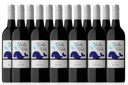 Price Drop! 12 Bottles of Wally the Whale 2018 Shiraz