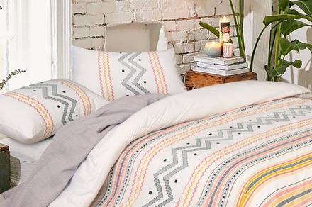 Amsons 100% Cotton Charlotte Quilt Cover Set