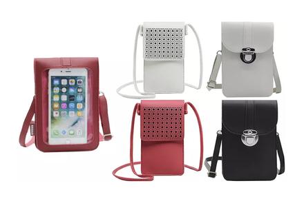 Women's Touch Screen Crossbody Phone Bag - Six Colours Available