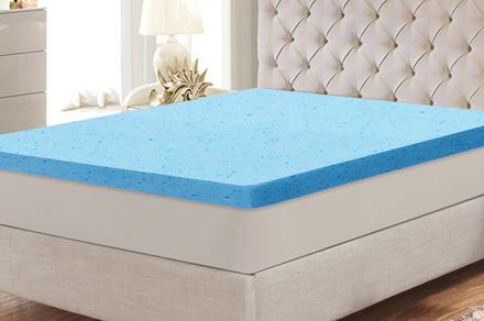 DreamZ Cool Gel Memory Foam Mattress Topper