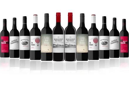 Australian Red Mixed Dozen Ft. Penfolds Rawson's Retreat Cab Sav