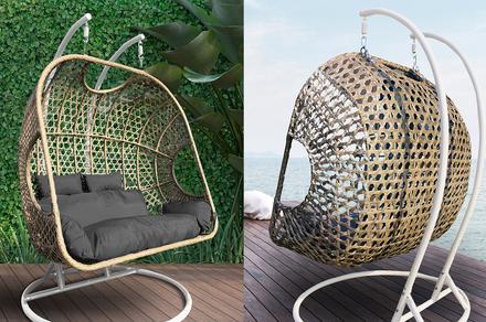 Arcadia Furniture Two-Seater Rocking Egg Chair 
