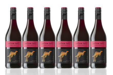 Six Bottles of Yellow Tail Pinot Noir 2018